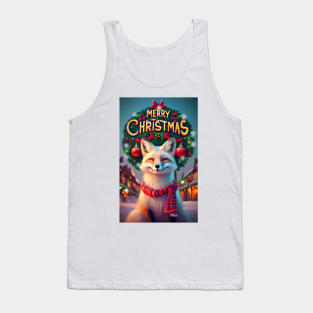 Merry Christmas - Fox Tank Top